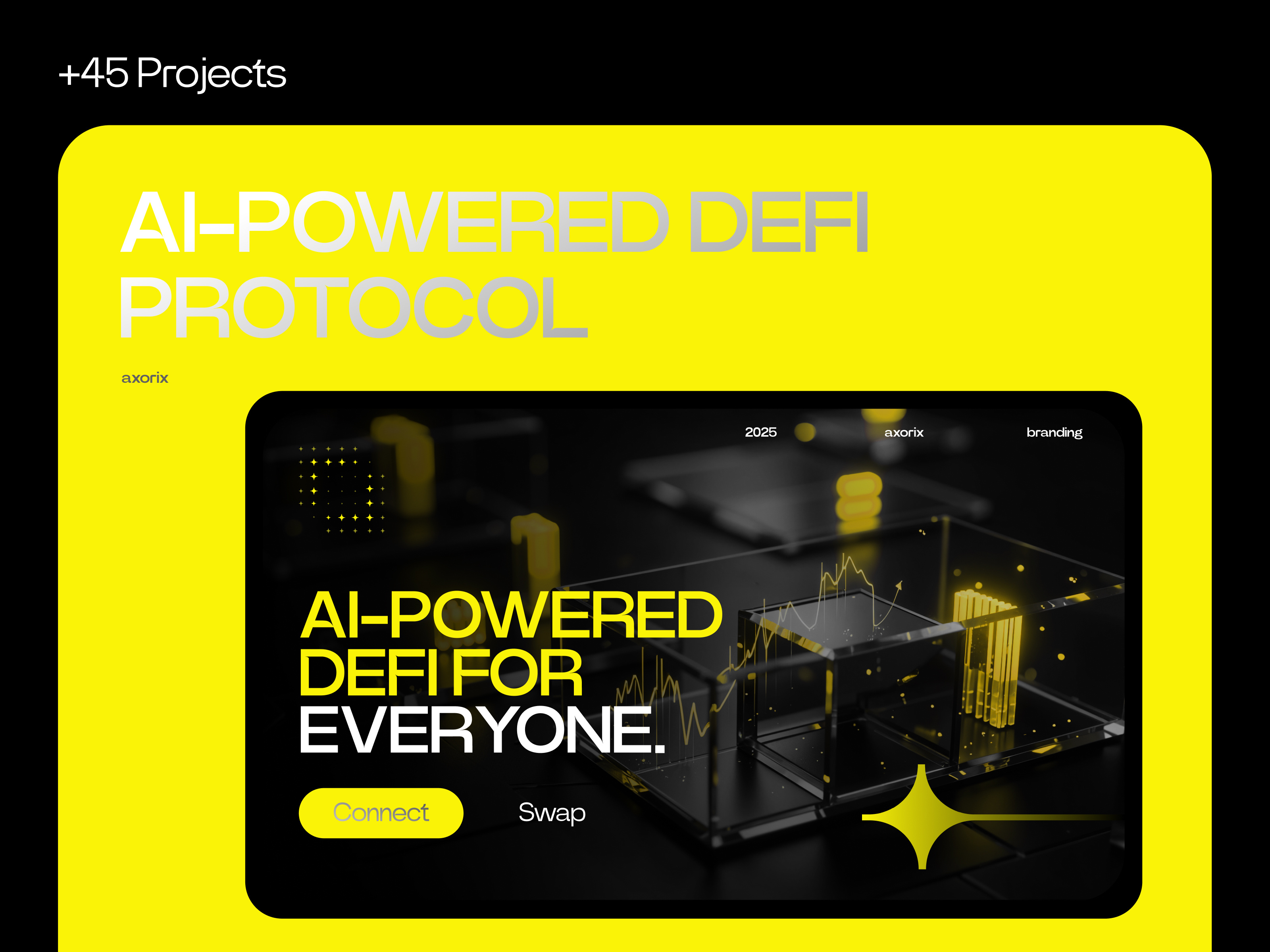Axorix AI-Powered DeFi Protocol Website Design | Web3 | Fintech