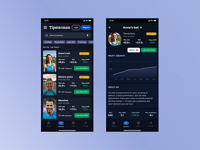 Tipsterman | Mobile App design patterns design thinking logo problem solving ui uiux ux ux thinking