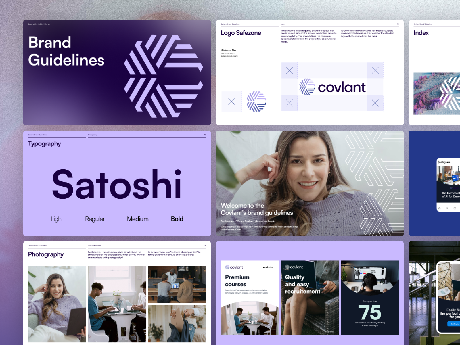 Example of Covlant — Modern Brand Identity & Visual System Design for SaaS