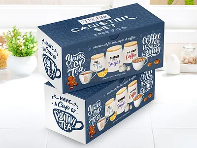 FIFTH FORK / Canister Set / USA packaging design упаковка