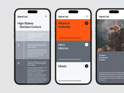 Signal Lab - Brand concept