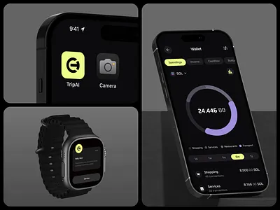 Crypto tap app promotion blockchain app design btc to sol crypto marketing crypto payments crypto swap crypto wallet app digital finance fintech app design fintech branding mobile payment ui mobile wallet interface nfc payment app payment terminal illustration product identity smartwatch payment social media ads design startup branding wearable payments web3 branding