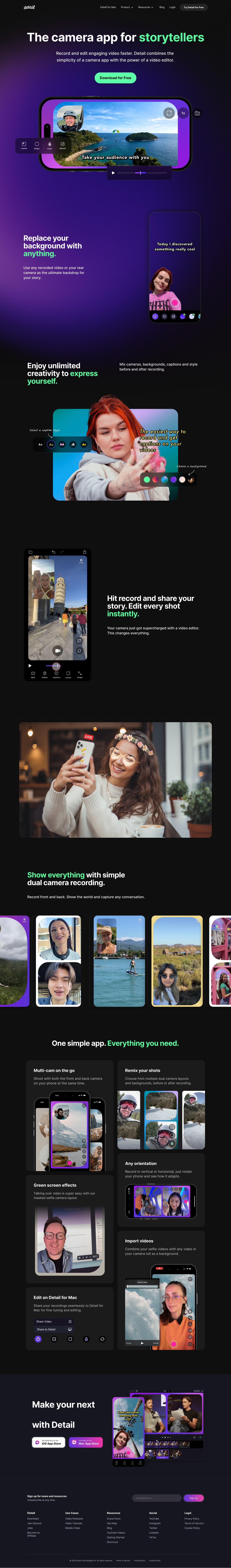 Detail-Capture The Conversation design principles figma landing page problem solving product design ui uiux uiux process website design