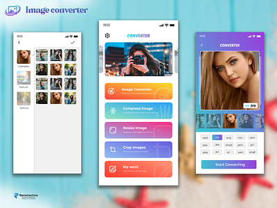 Image Converter App design design dribbble shots