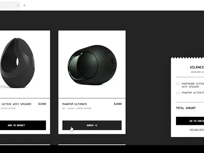 The Interactive Receipt: E-commerce Concept ecommerce receipt shoppingcart ui uianimation uiux webdesign