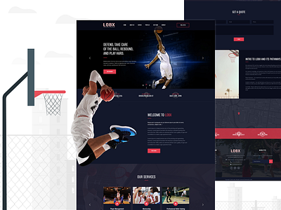 Basketball Training Centre Website Design basketball basketballtraining creativity graphic design mentorship playermanagement ui ui design uiux uiux design uiux designer user interface ux ux design web design web designer website design