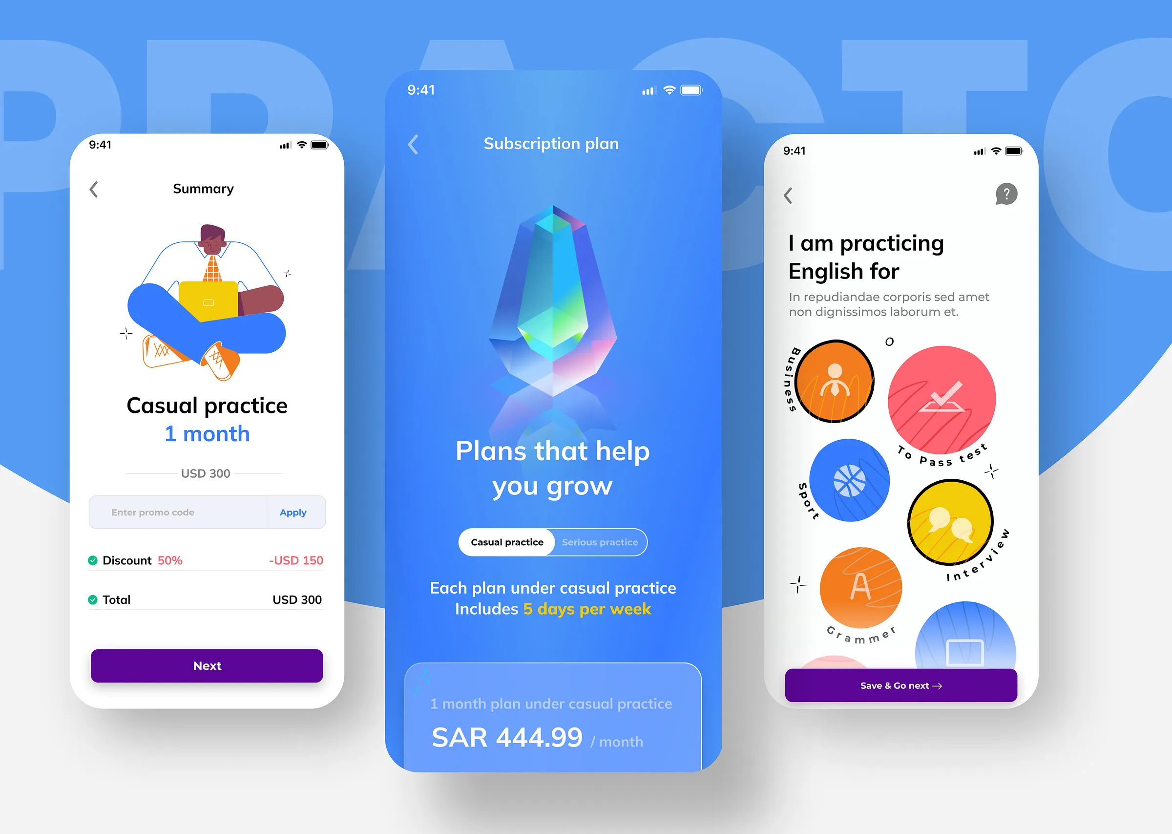 Language Learning App Design app language app ui ux