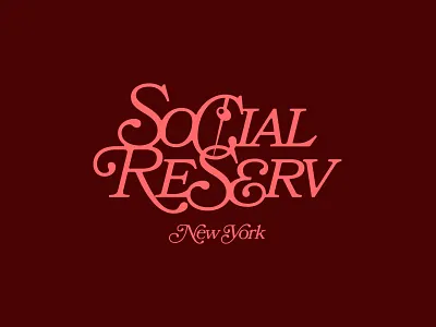 Social Reserv - Visual Identity brandidentity branding dining logo designer logomark logos typography