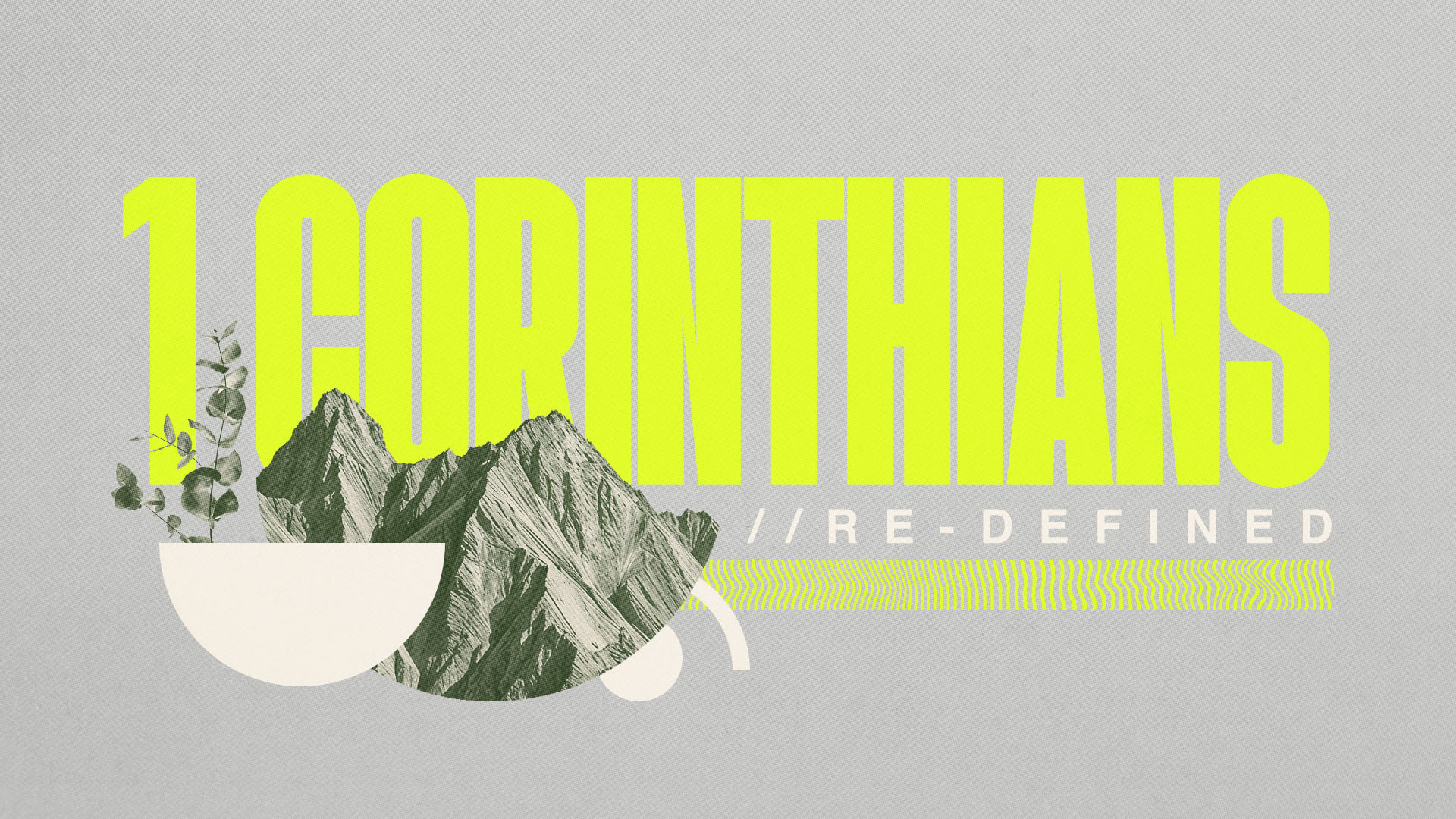 1 Corinthians | Sermon Series christian church editorial design god graphic design jesus poster sermon social media type design