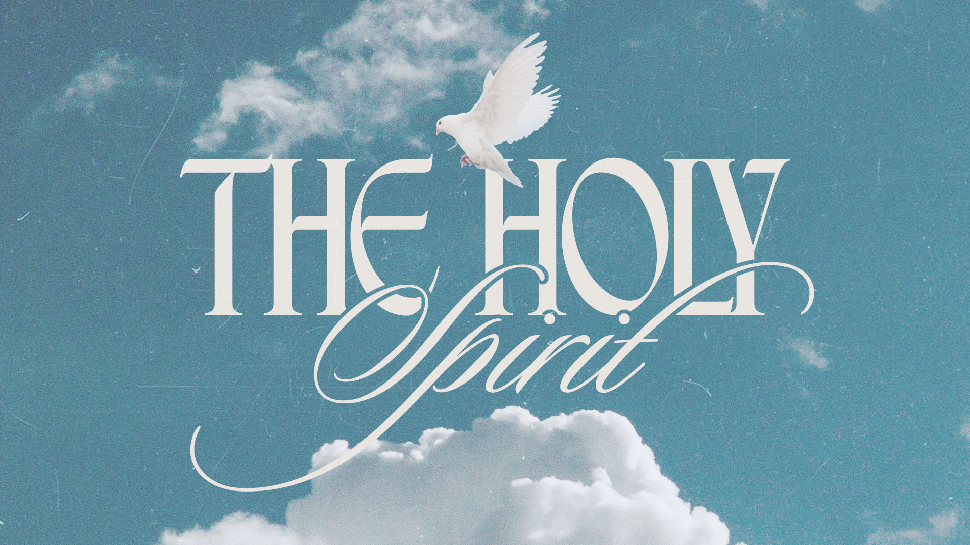 The Holy Spirit | Sermon Series christian church editorial design god graphic design jesus poster sermon social media type design