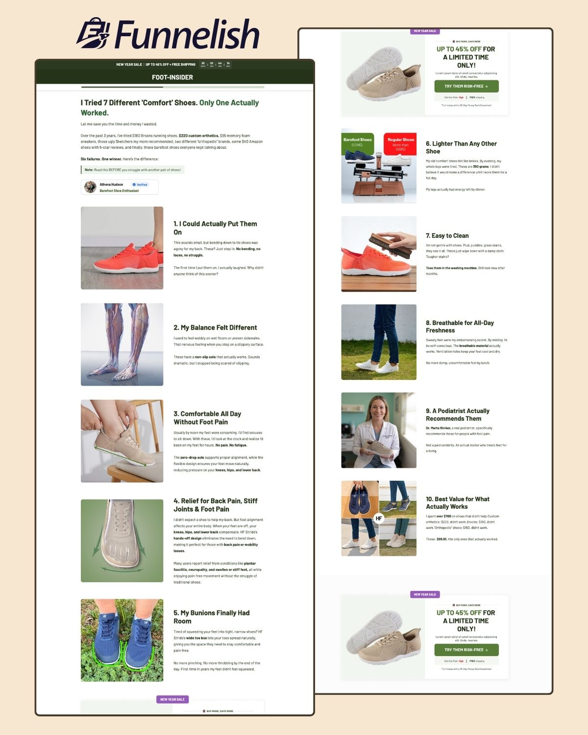 Foot Insider Listicle Page | Funnelish Template funnelish funnelish expert funnelish listicle page funnelish template listicle page