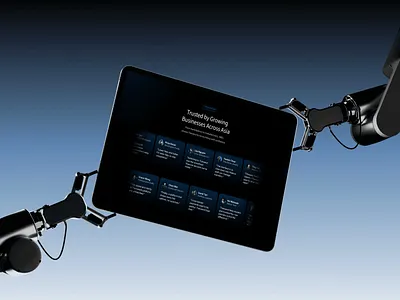 Transend - Saas landing page animation dark framer landing page saas ui ux web design web development
