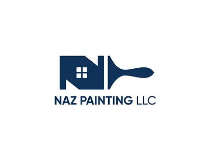 Naz Painting logo branding design graphic design logo vector