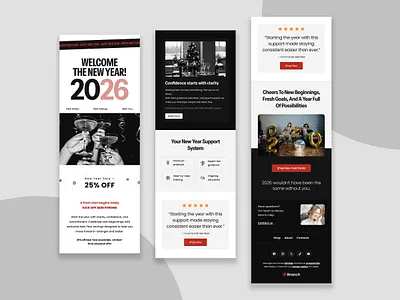 Editable email template eamil template email design email template email template design email templates happy new year modern email template new year email new year greeting