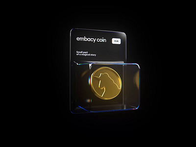 Embacy NFT 3D Collection: 5/35 3d animation coins crypto embacy gold motion nft package