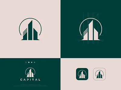 Capital Business Logo | Real Estate Industry | Branding brandguide branding brandingstrategy brandingtips capital logo constructionlogo customlogo flatlogodesign linelogo logotips logotype minimallogo mortgagelender portfolio propertydesign propertylogo realestateagent realtorlogo realtors simplelogo