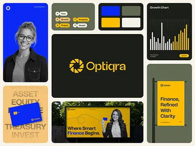 Optiqra | Branding brand design brand guidelines brand identity brand strategy branding corporate identity logo logo design modern branding olynex startup branding tech branding visual identity