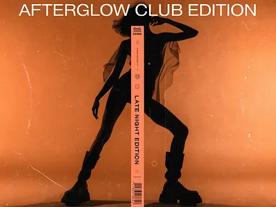 Afterglow — Club Edition Poster branding campain design graphic design illustration typography
