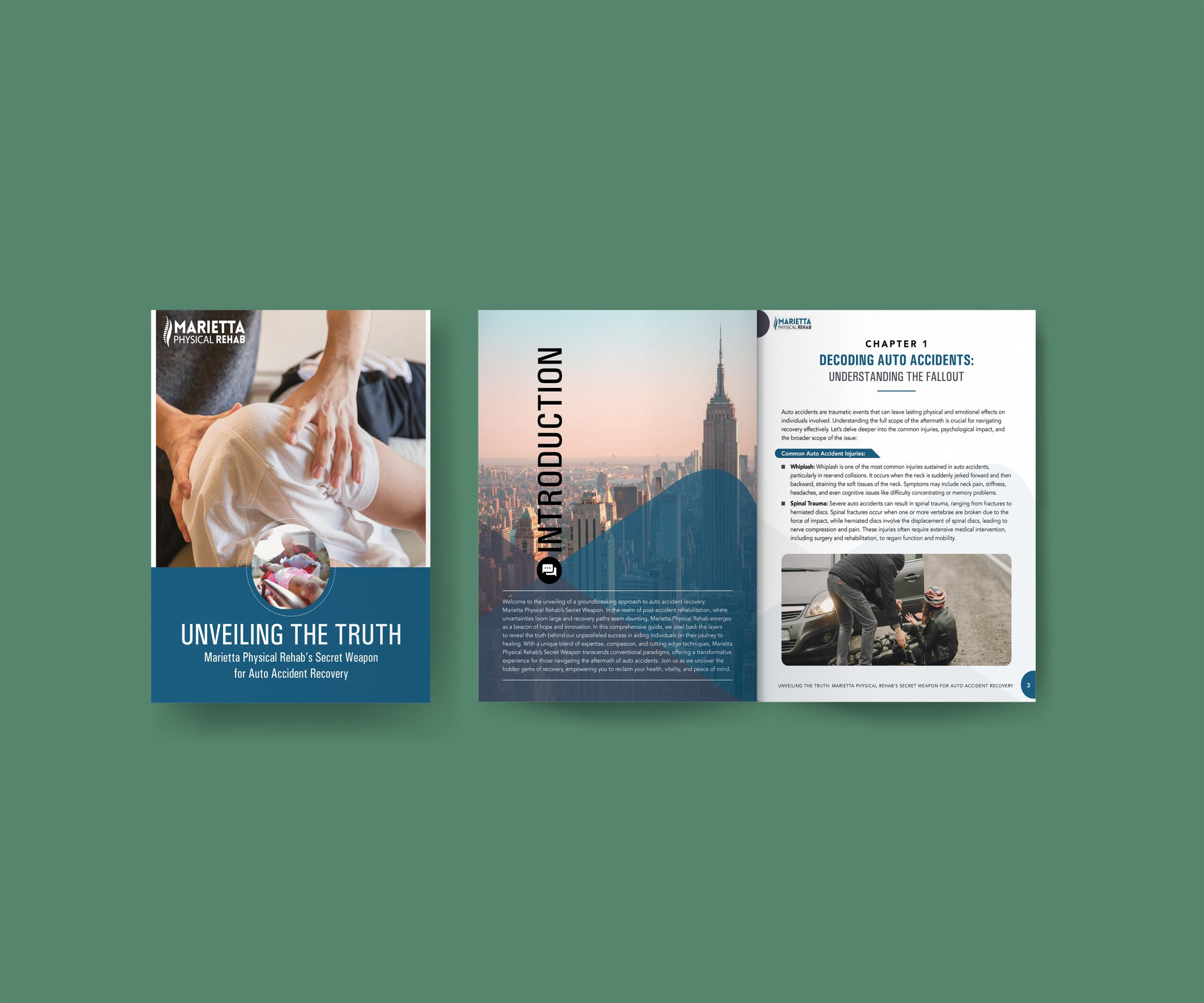 Medical eBook Design for Physical Therapy Clinic canva ebook clinic marketing ebook design editorial design healthcare marketing indesign layout lead magnet design medical brochure medical ebook patient education pdf design physical therapy branding publication design
