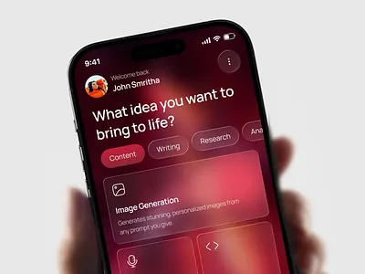 AI Voice Chat Mobile App ai ai app ai assistant ai chat app ai chatbot ai image generate ai voice app app design chat app chatbot chatbot design conversation mobile app mobile app design mobile ui smart assistant voice assistant