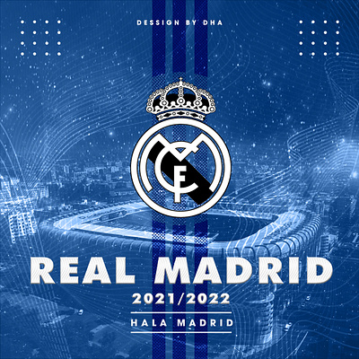 REAL MADRID 21/22 design football graphic design real real madrid
