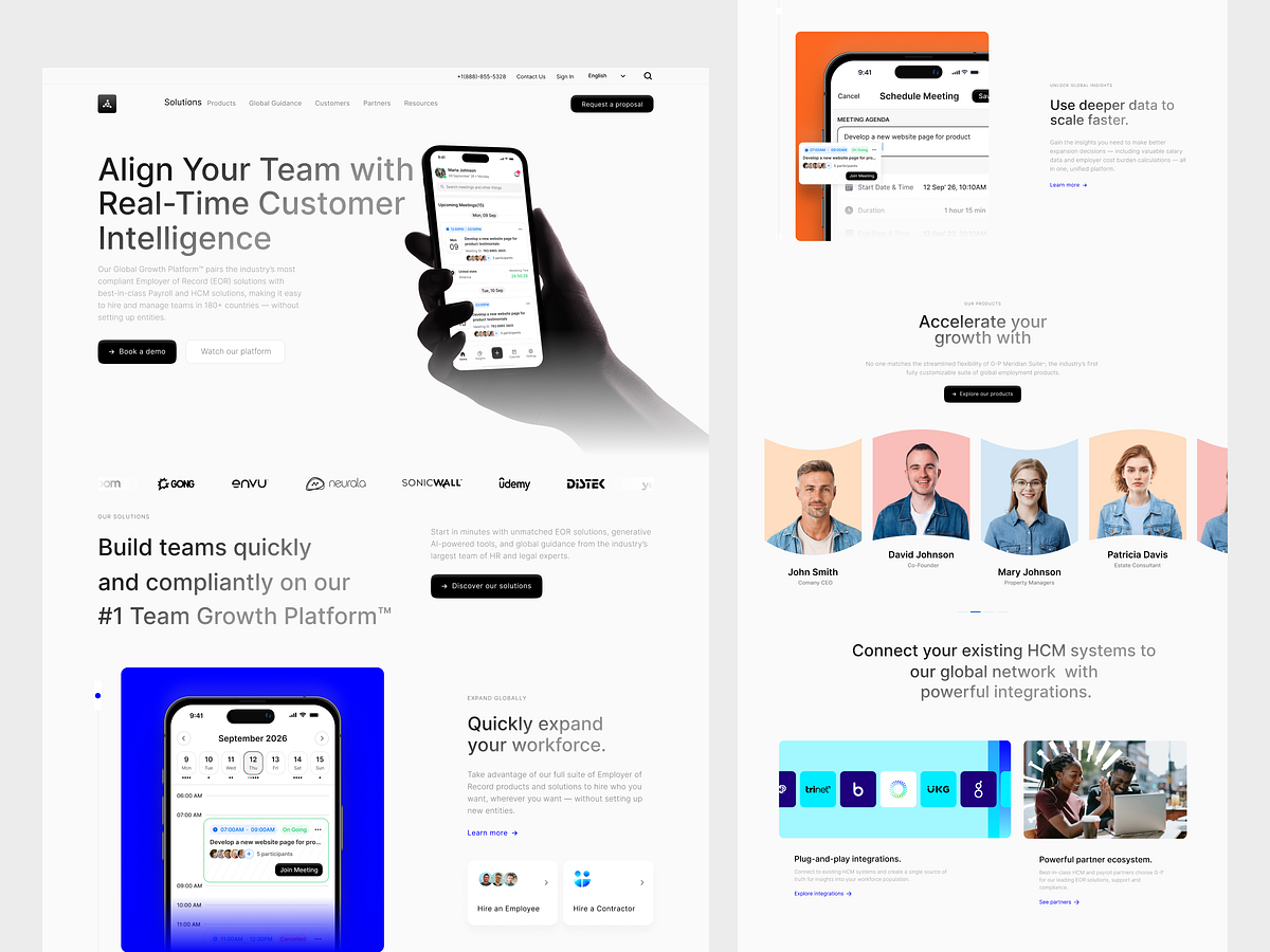 AI-Driven Customer Intelligence & Team Alignment - WEB Design