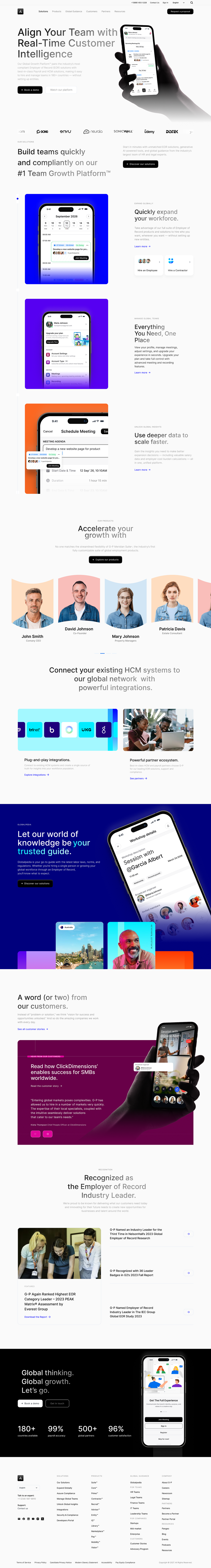 AI-Driven Customer Intelligence & Team Alignment - WEB Design Image 0