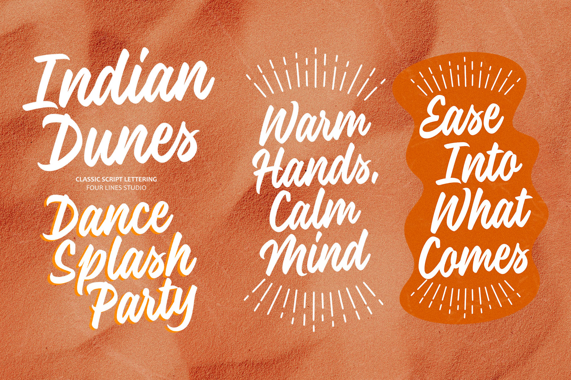 Indian Dunes – Modern Casual Script brandingfont casualscriptfont creativefont displayfont editorialfont expressivefont fluidstrokes fontposter handwrittenscript lifestylefont merchfont modernhandwritten modernscriptfont organiclettering packagingfont playfulscript quotelettering scriptdisplay smoothscript socialmediafont
