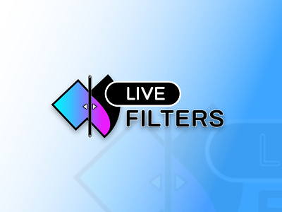 Live Filters Logo Design Exploration branding design graphic design icon illustration logo typography ui ux vector