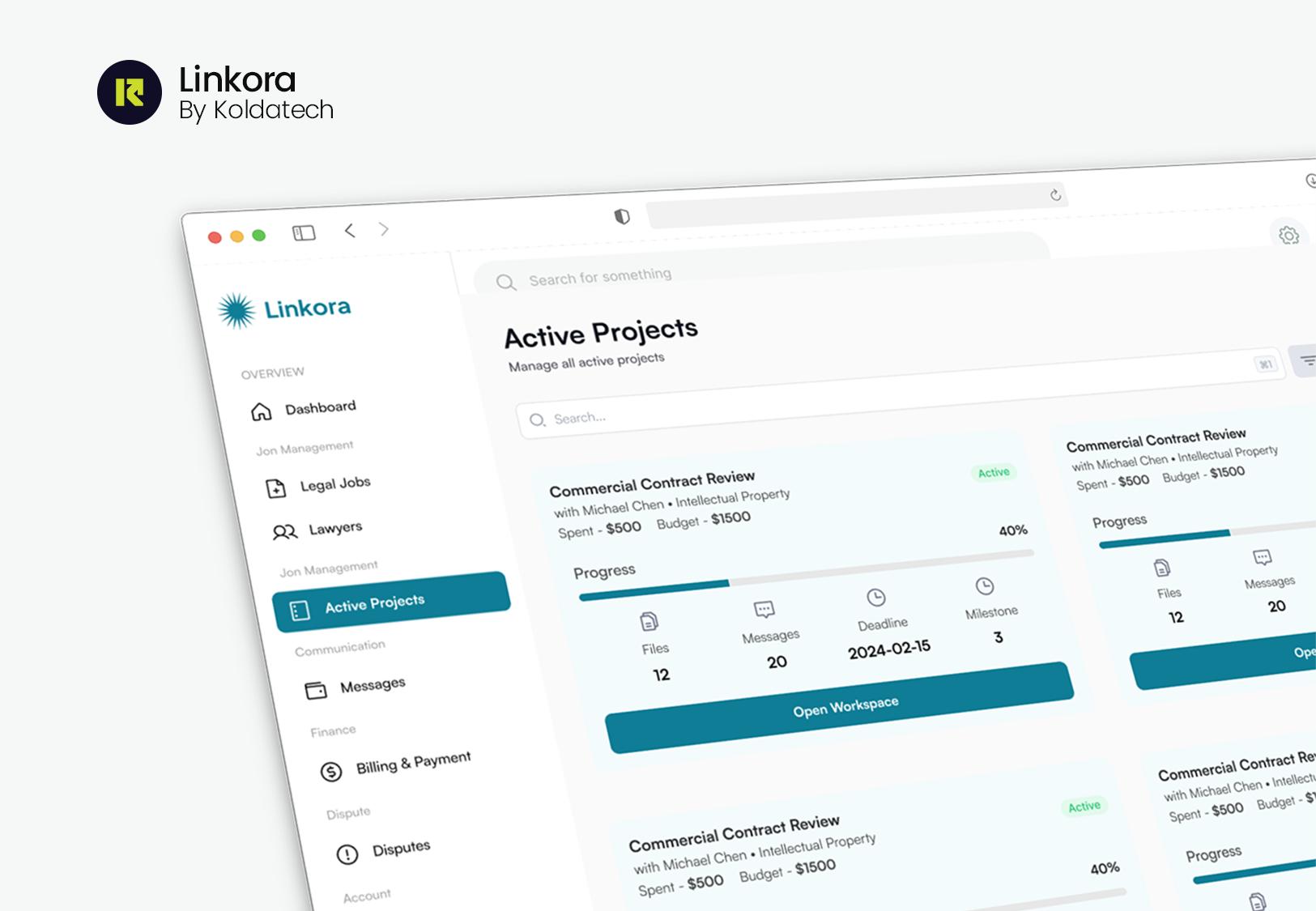 Example of Legal Services Marketplace Design
