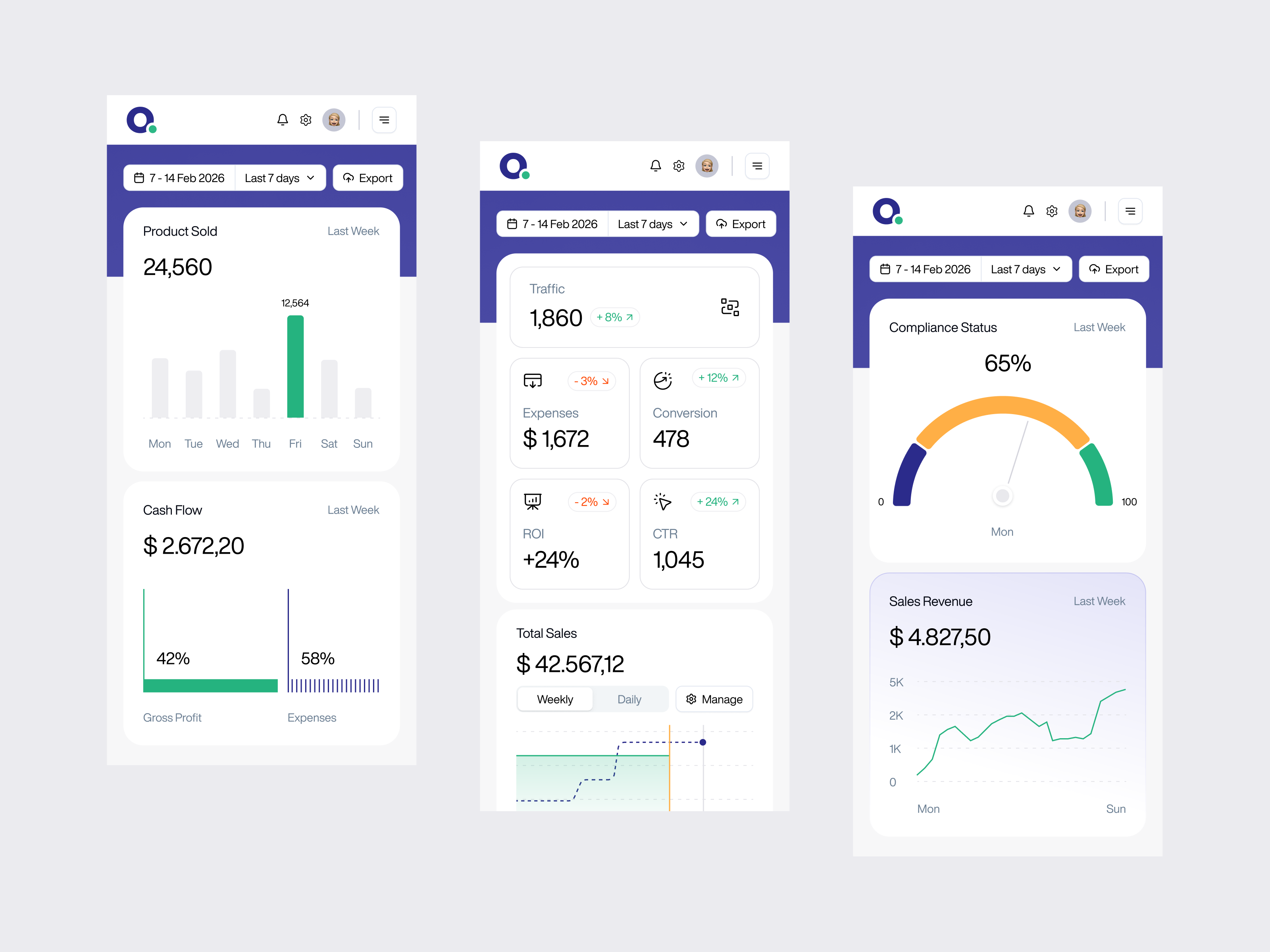 Example of Mobile App Responsive UI/UX Design