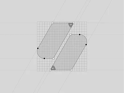 Stryde — mark [grid] ai brand branding design digital geometric graphic design icon letter s logo marks minimal monochrome monogram negative space sports tech visual identity web3