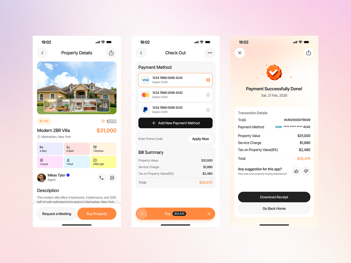 Checkout Screen UI - Urban