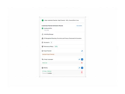 HR Tech: Successor Card app card crm dashboard design ui ux web