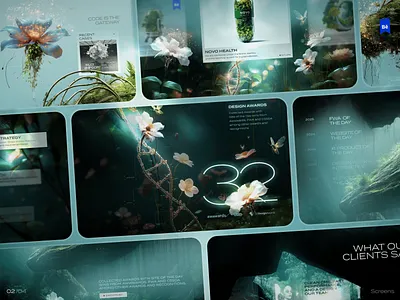 Creative Agency Website — UX/UI & Web Design 3d animation branding graphic design motion graphics ui