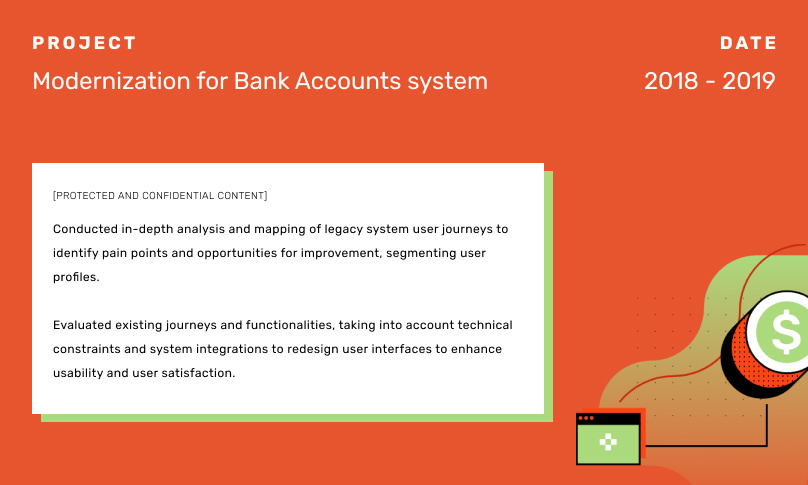 Wireframe bank account account b2b bank product design research ui ux wireframe
