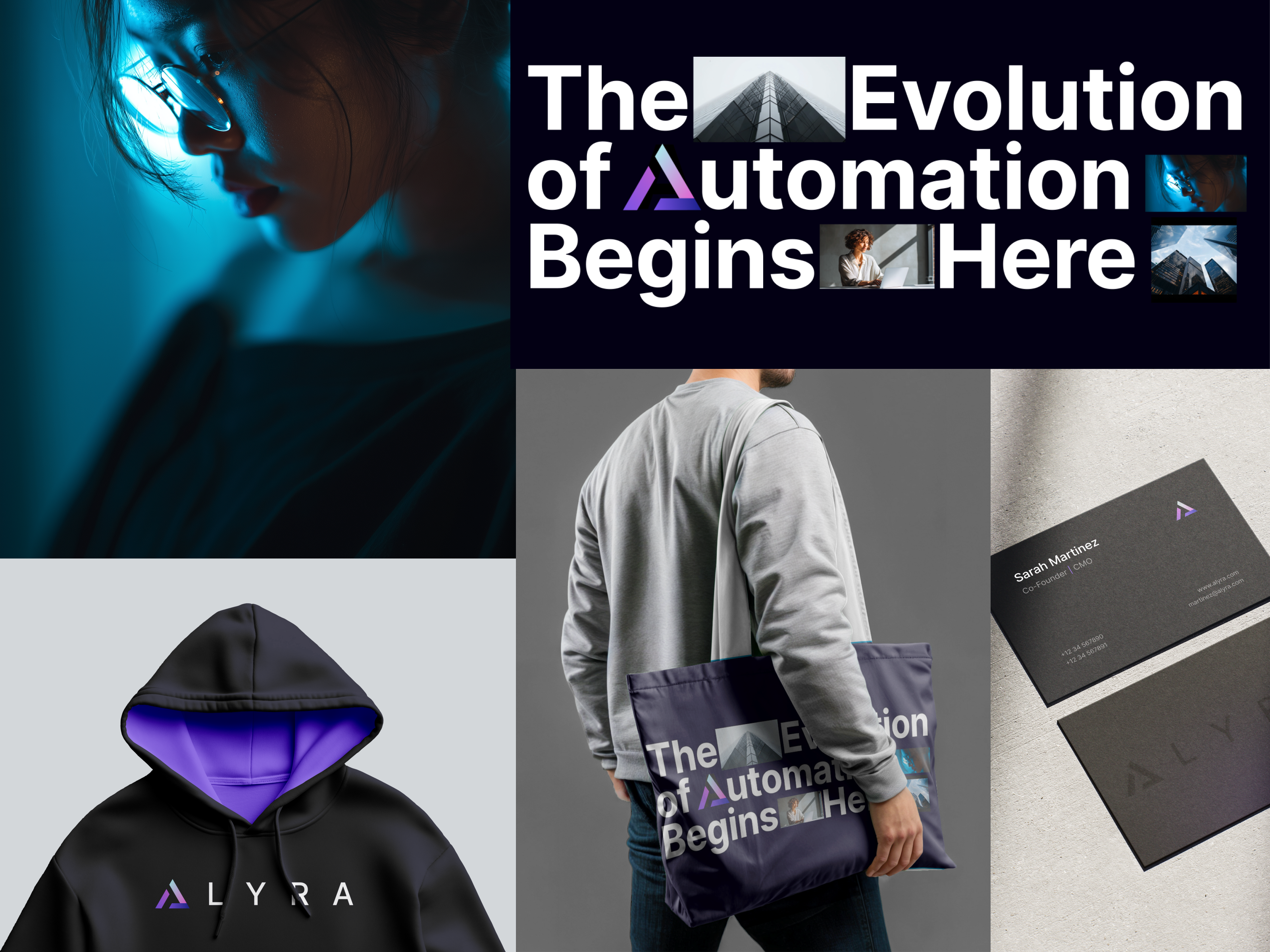 Alyra - Brand Campaign & Merchandise billboard mockup brand campaign brand identity branding clean design figma graphic design hoodie mockup illustration logo merchandise ooh advertising streetwear tech brand typography ui ux