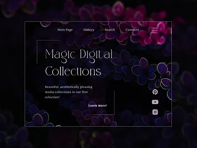 Magic Webdesign 🔮 aesthetic branding design digitaldesign dribbble graphic design recommendations recommended typography ui ux webdesign вебсайты