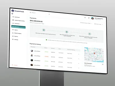 Smart Payment Processing Dashboard admin panel business dashboard crypto payment dashboard design enterprise software figma ui financial dashboard fintech dashboard minimal dashboard modern ui payment processing payment system payments ui payout management product design saas dashboard transaction dashboard ui design ux design web app ui