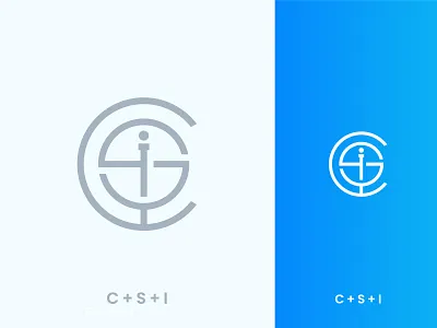 Modern C+S+I Monogram Logo Design blue logo branding design clean design corporate logo corporateidentity creativelogo dribbbleshot geometriclogo icon logo is logo lettermark logo design logodesign minimal logo minimallogo modern logo modernbranding monogramlogo techlogo visualidentity