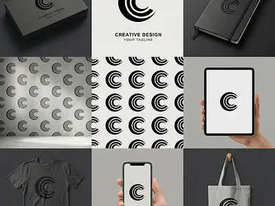 Minimalist C Letter Logo Design | Modern Monogram Branding black and white logo brand identity c logo geometric logo letter logo logo design minimalist logo modern branding monogram logo typography logo