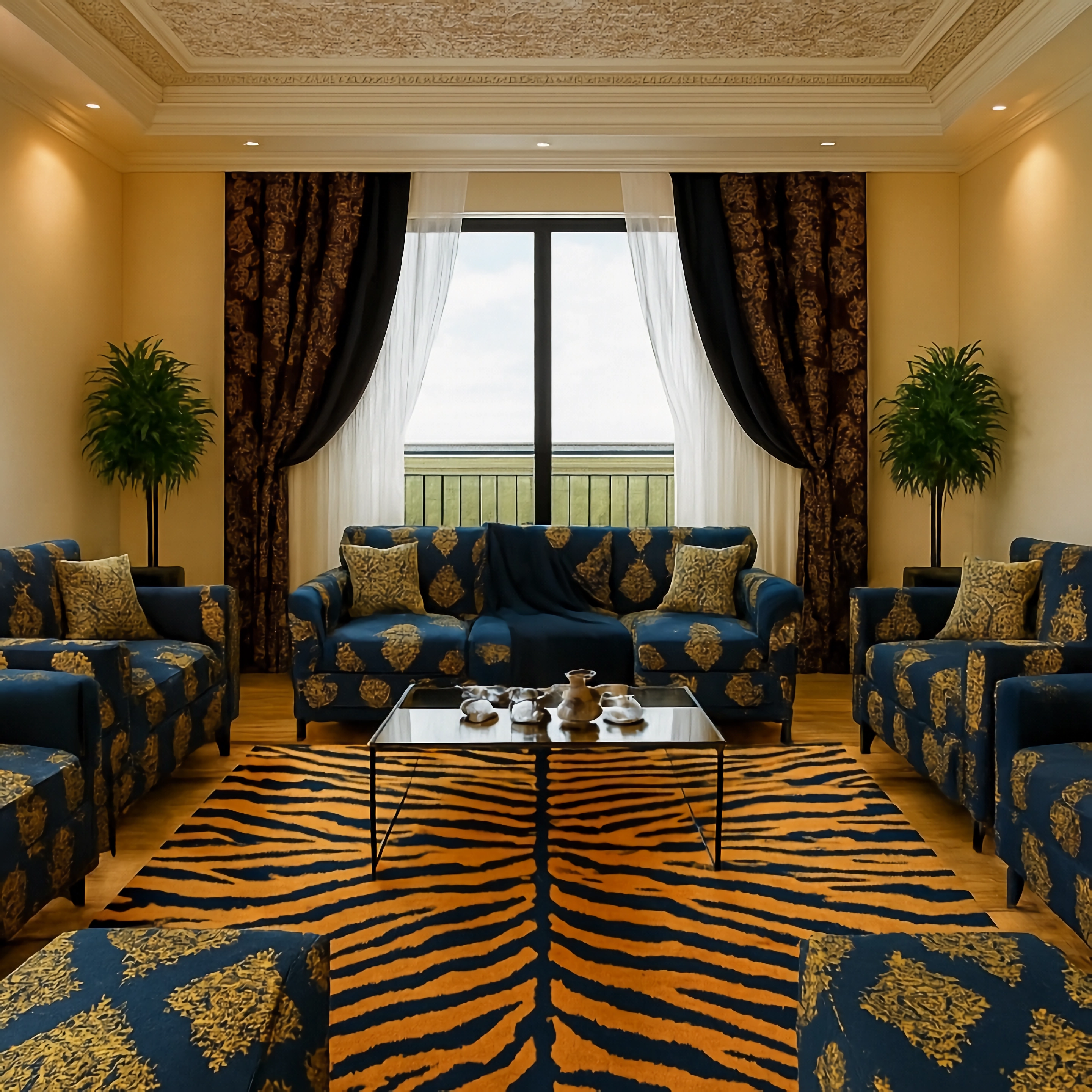 Example of Luxury Al Interior & 8 K Led Design