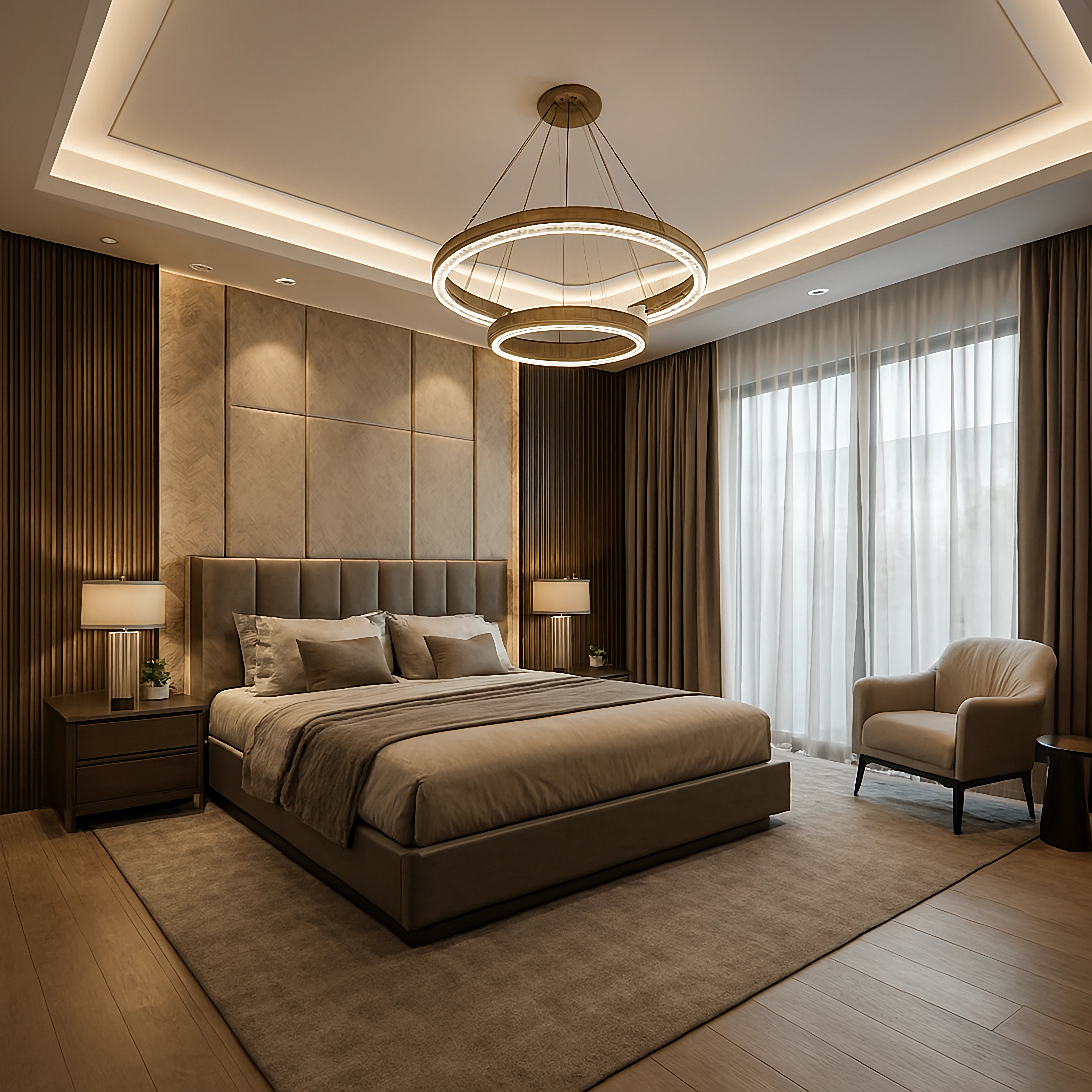 Example of Luxury Al Interior & 8 K Led Design