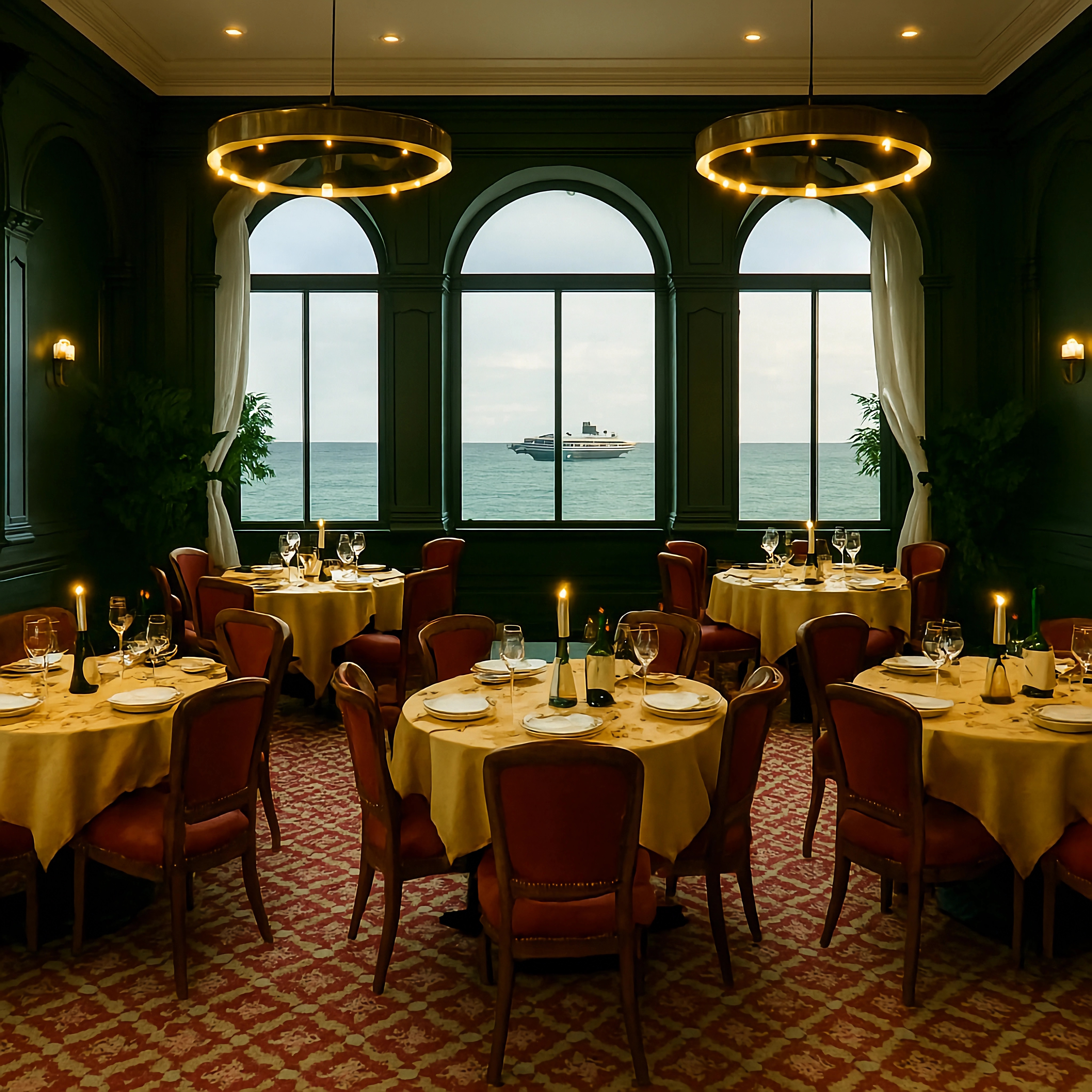 Example of Luxury Al Interior & 8 K Led Design