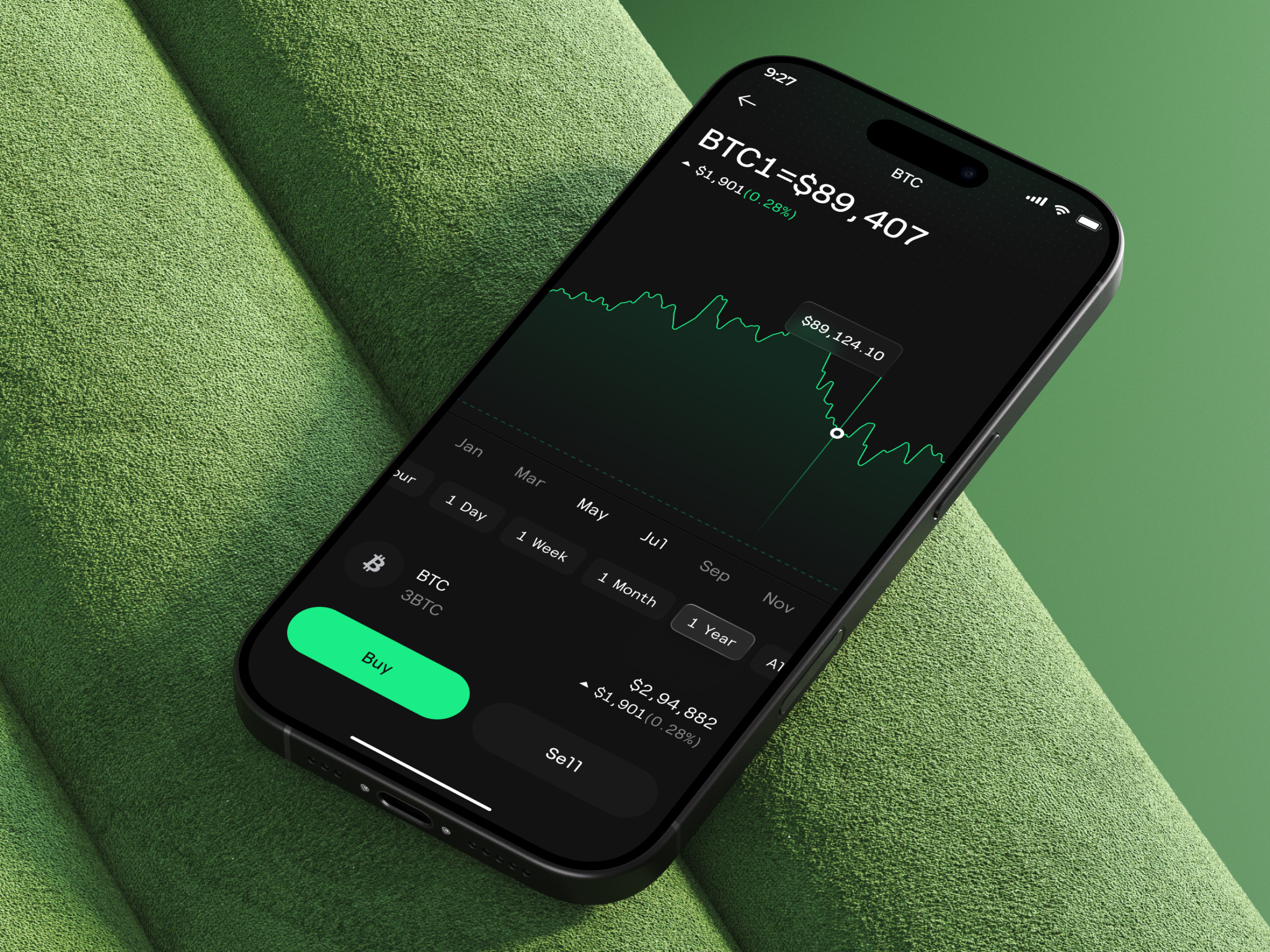 Crypto Trading App cryptoapp darkui fintechdesign mobileappdesign productdesign tradingplatform uidesign uxdesign
