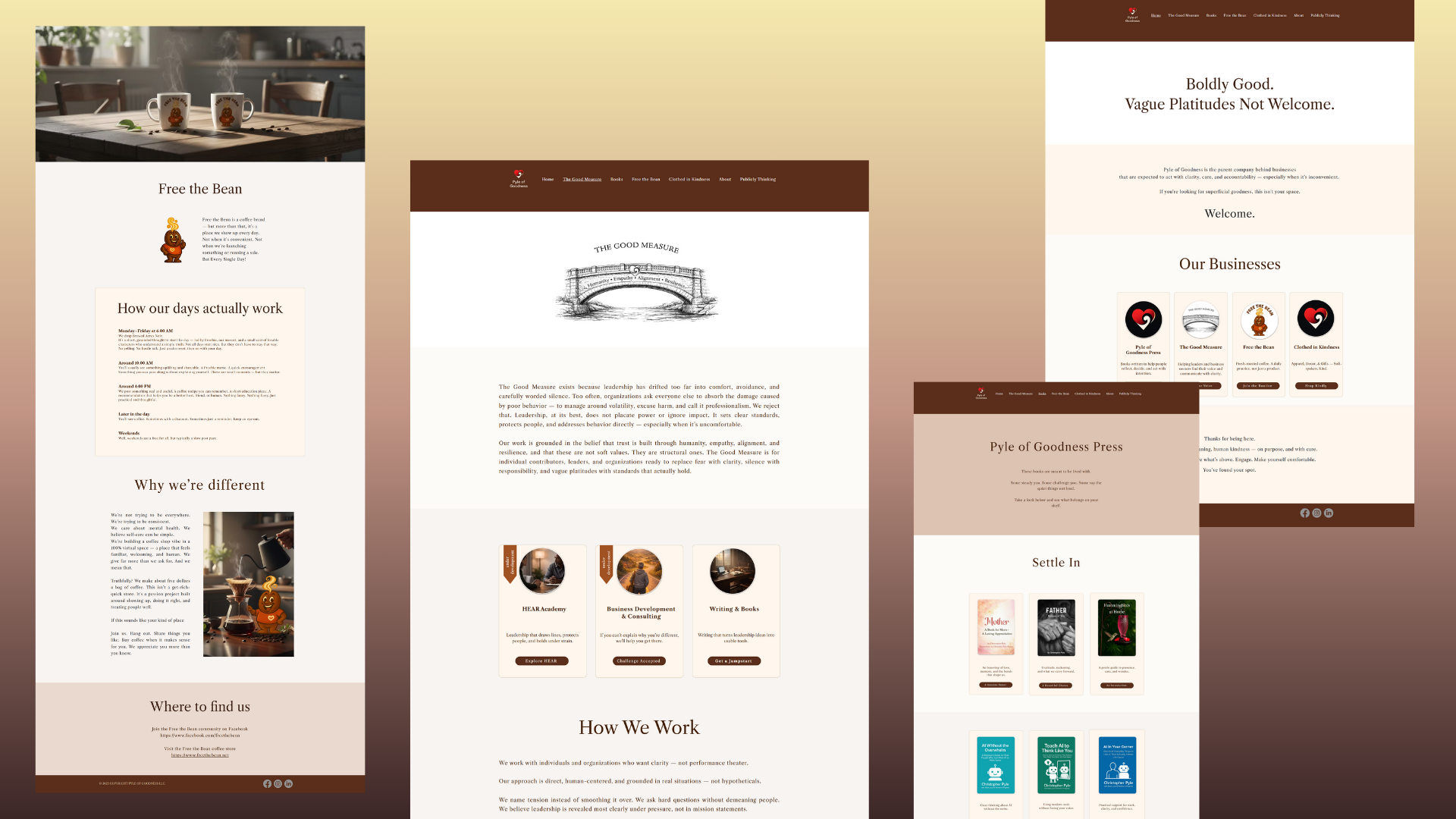 AESTHETIC IMPROVEMENT OF WIX WEBSITE