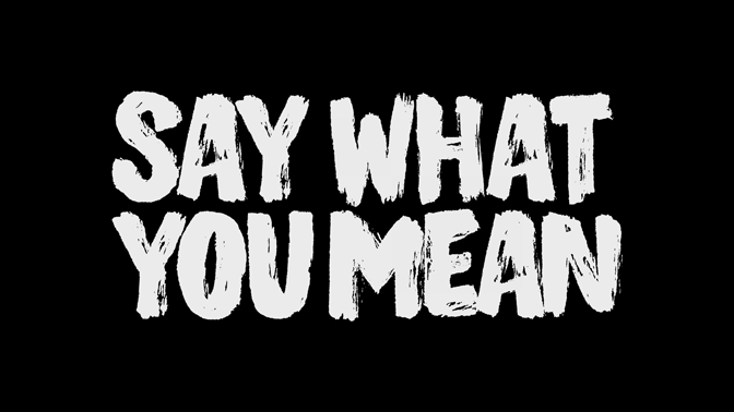 Say What You Mean adobe adobe after effects after effects animation graphic design kinetic text motion graphics