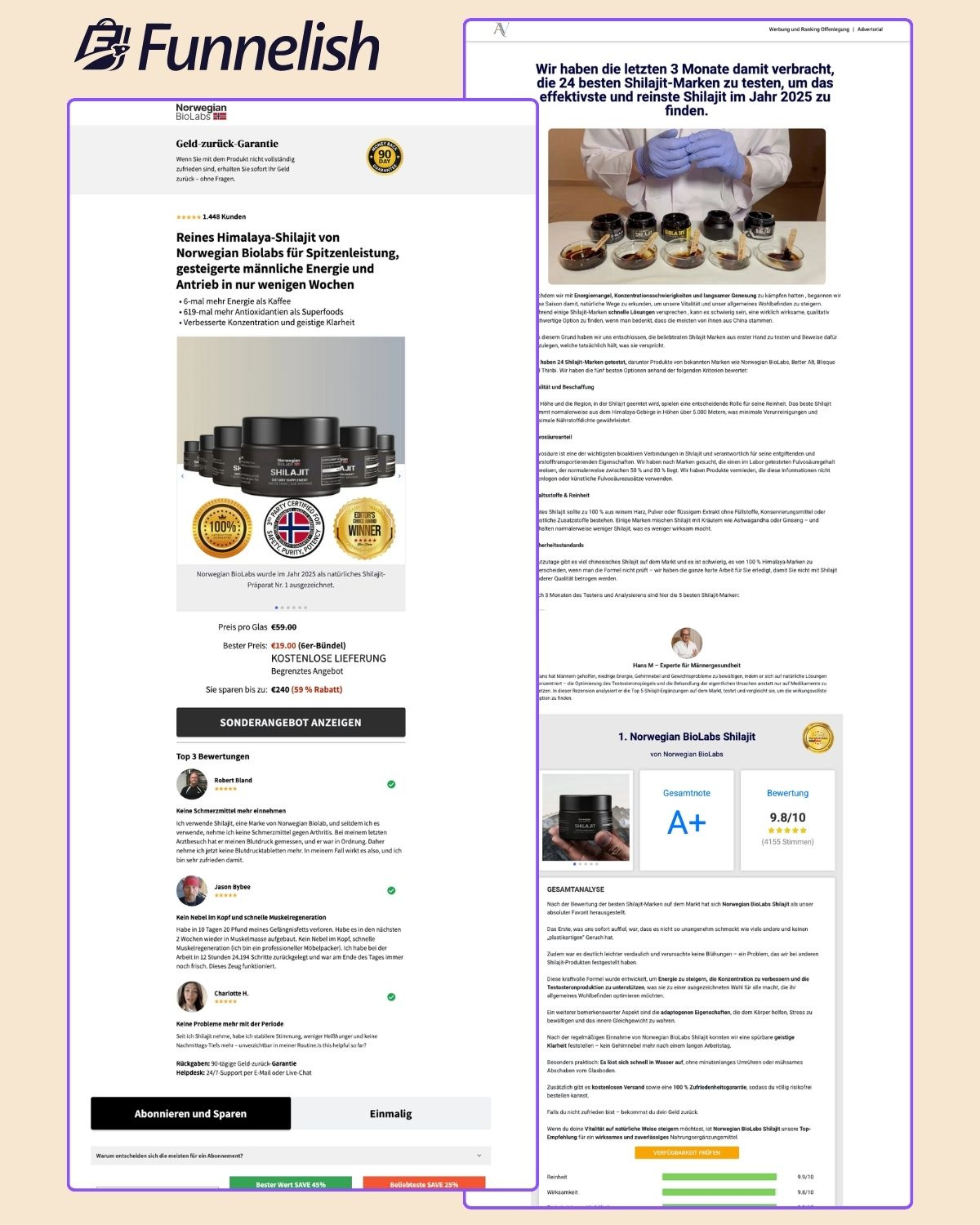 Himalayan Shilajit Funnel | Funnelish Template funnelish funnelish advertorial page funnelish expert funnelish product page funnelish sales page funnelish template