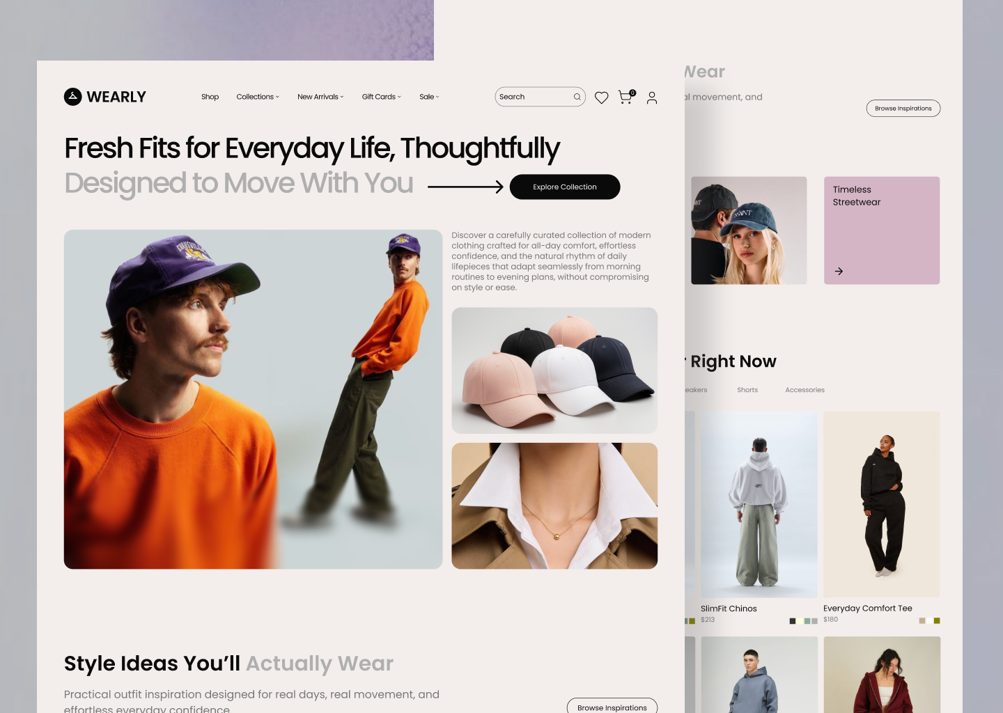 Example of E Commerce Website Design
