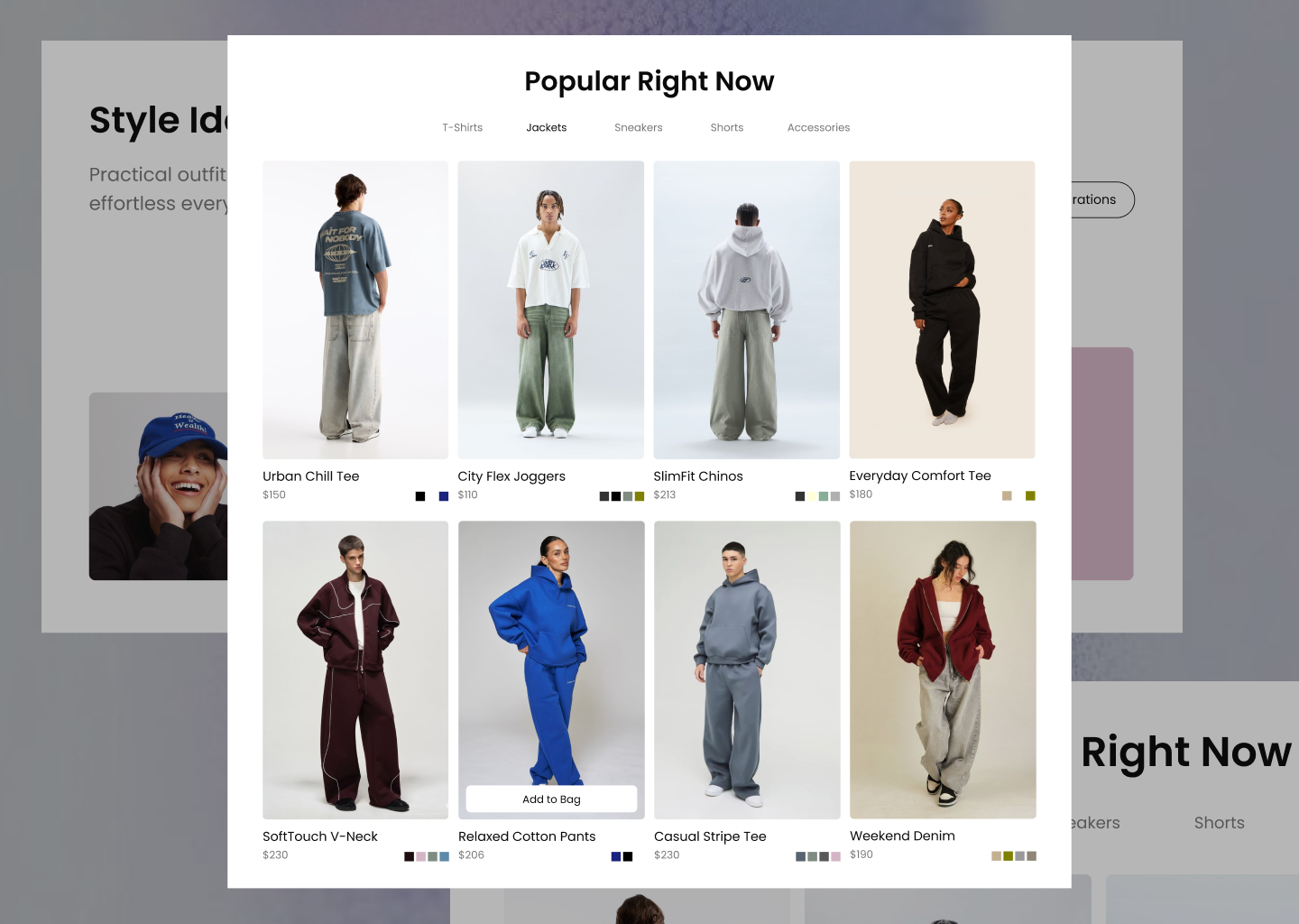 Example of E Commerce Website Design